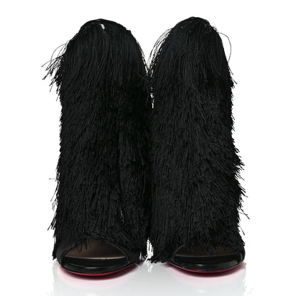 Christian Louboutin Rete Nappa Zaza Twist 100 Booties 38.5 Black 2 of 7
