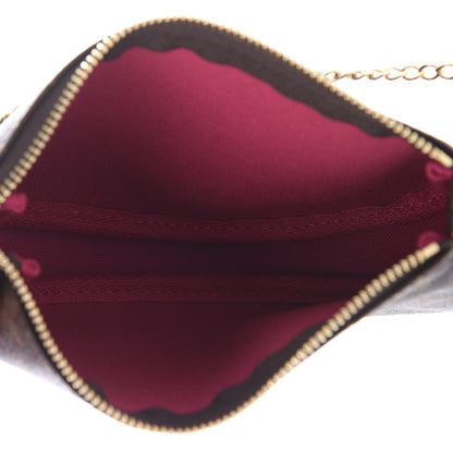 Louis Vuitton Monogram 2020 Christmas Animation Roller Coaster Mini Pochette Accessories Pivoine 3 of 7