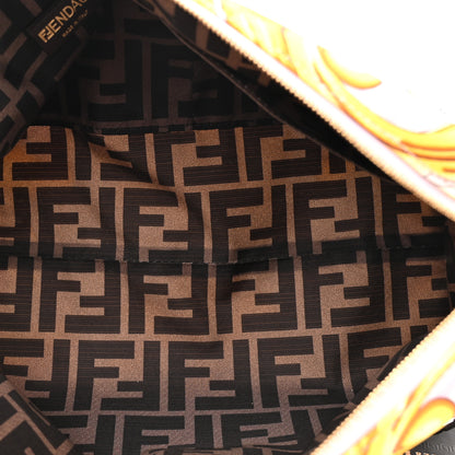 Fendi X VERSACE Nylon Fendace FF Baroque Medium Trapezoid Beauty Pouch Pink 5 of 7