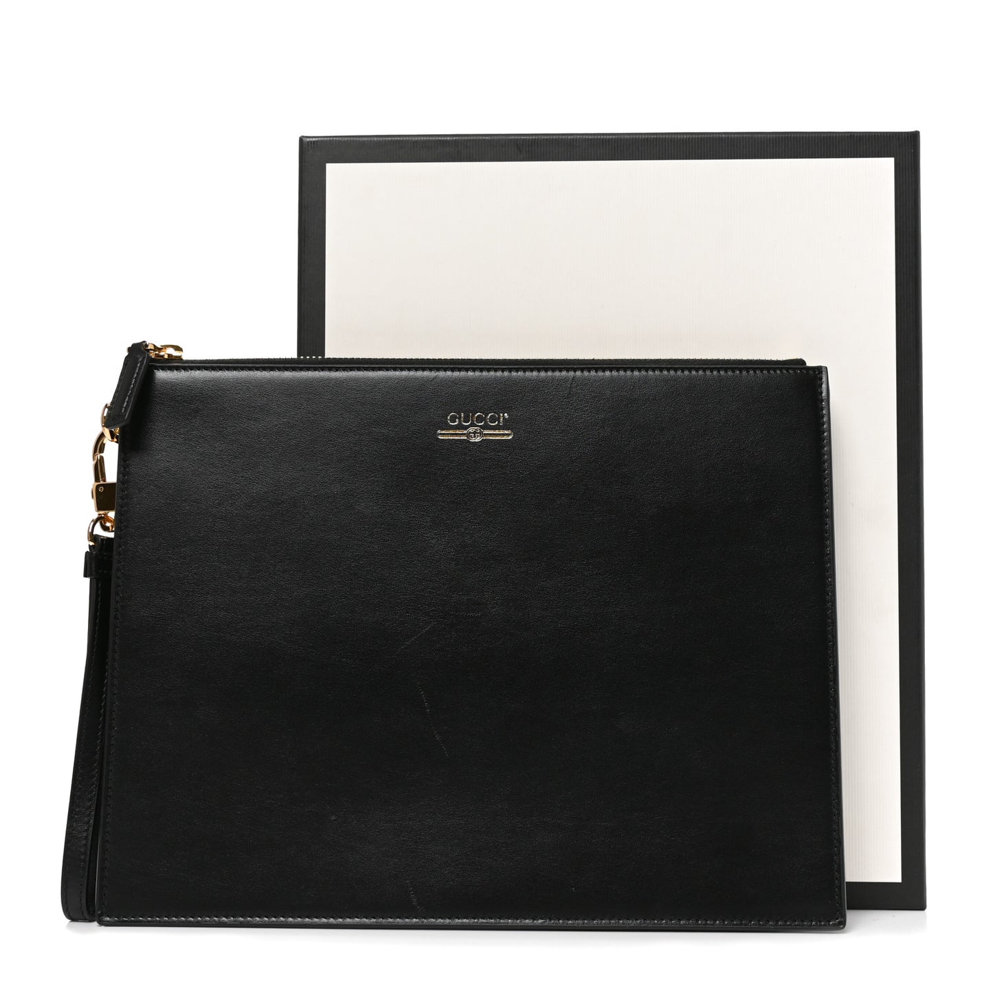 Calfskin Clutch Black