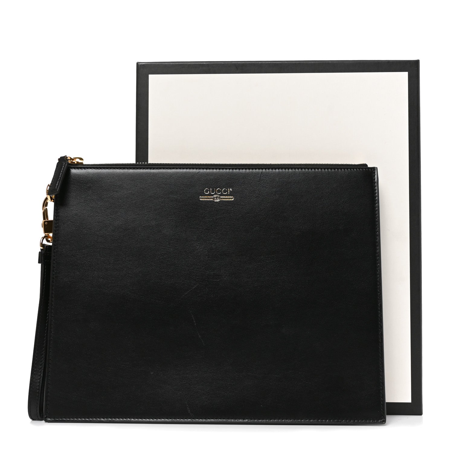 Gucci Calfskin Clutch Black 9 of 9
