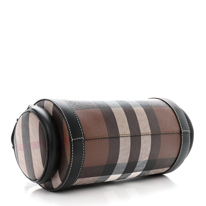 Burberry E-canvas Check Sound Crossbody Dark Birch Brown 4 of 11