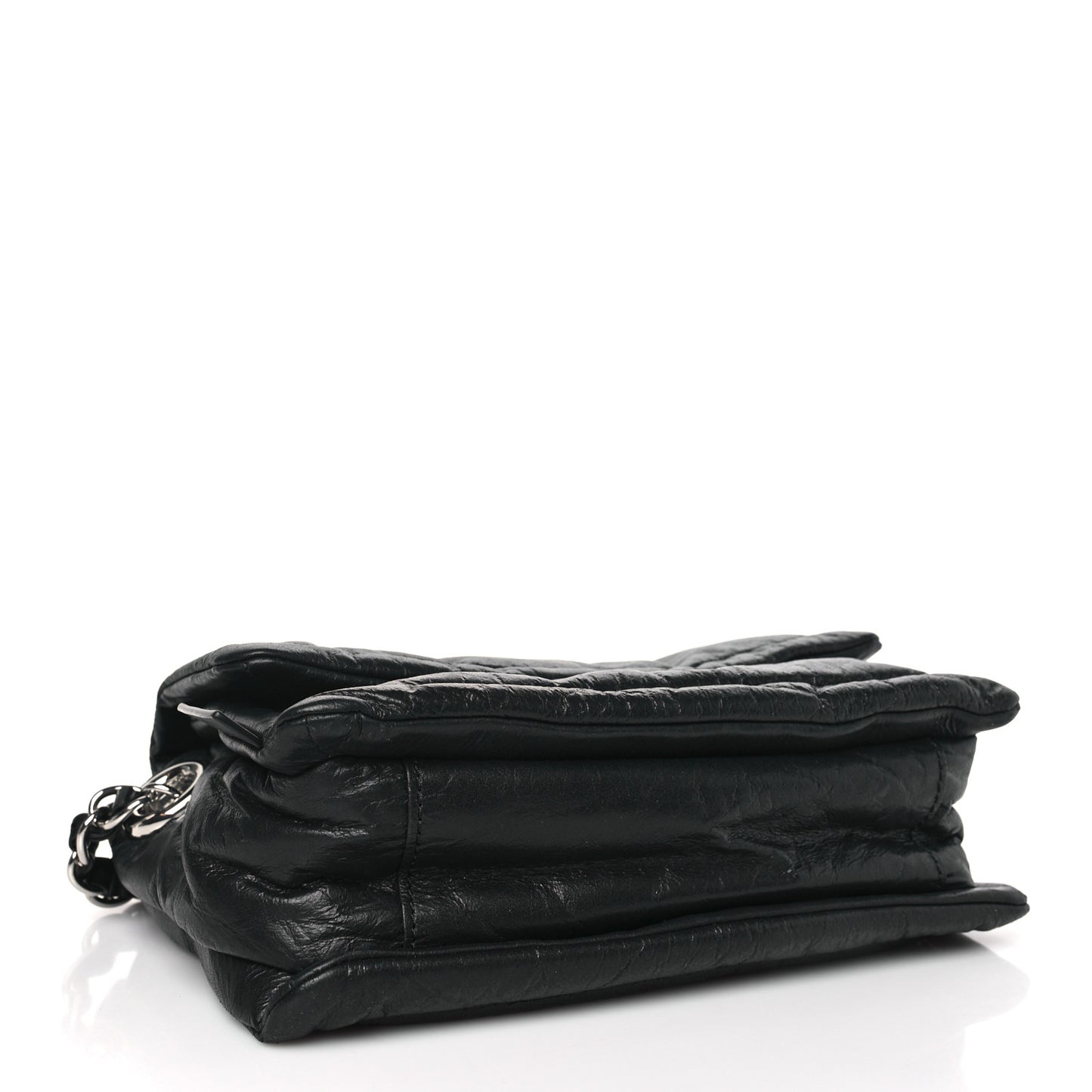 Lambskin The Pillow Bag Black