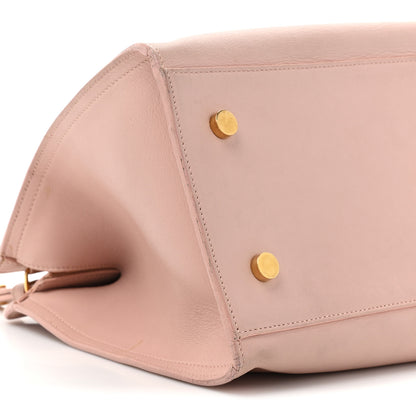 Saint Laurent Calfskin Monogram Small Cabas Pale Blush 10 of 18