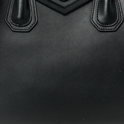 Givenchy Calfskin Small Embroidered Frame Antigona Black 9 of 12