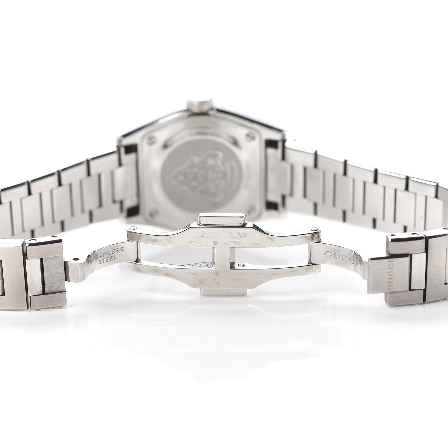 Gucci Stainless Steel Diamond Pink Mother of Pearl 28mm Pantheon Quartz Watch 5 of 6