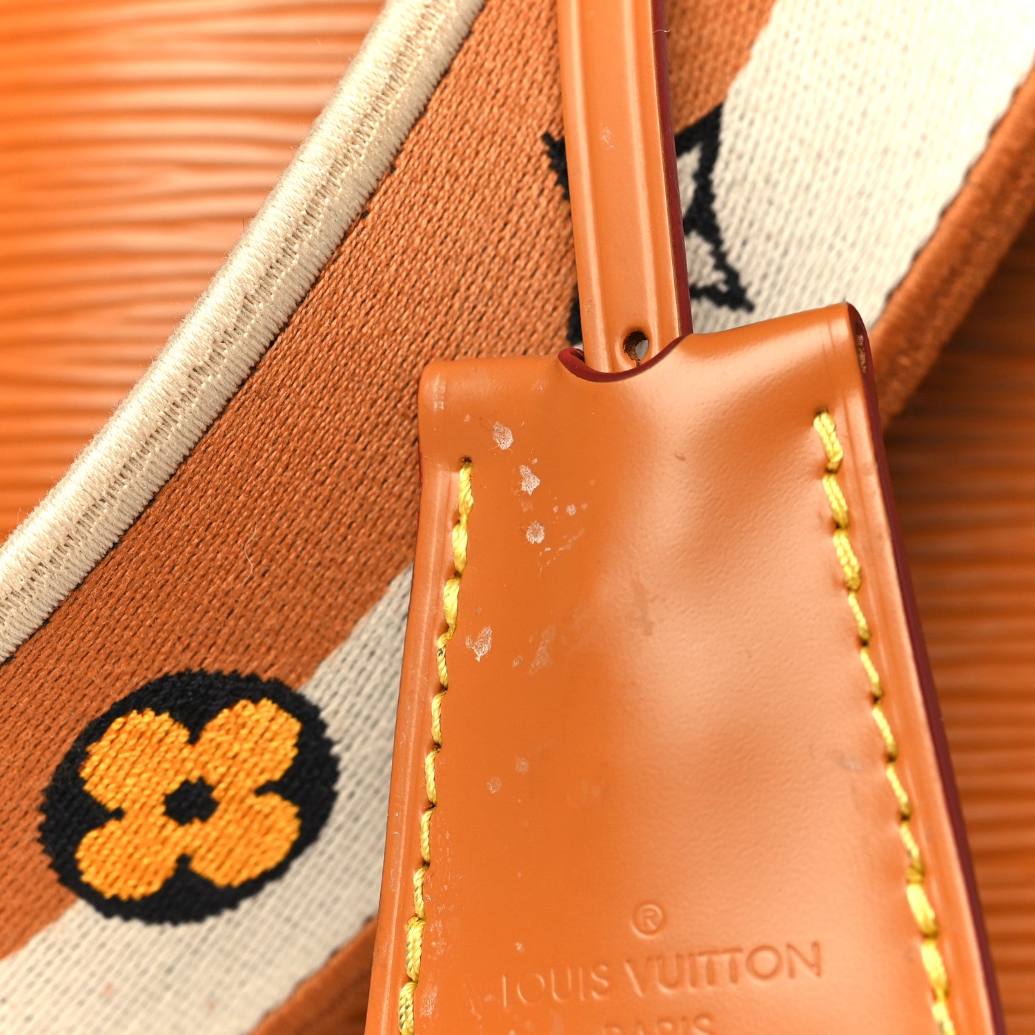Louis Vuitton Epi Jacquard Alma BB Honey Gold 10 of 10