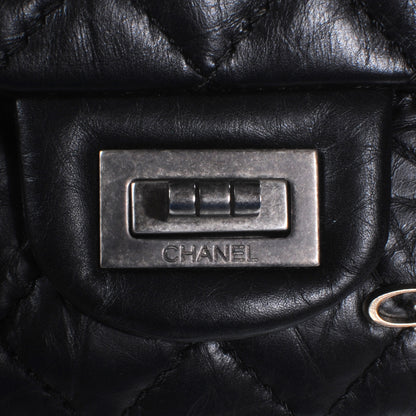 Chanel Aged Calfskin Lucky Charms 2.55 Reissue 225 Flap Black 8 of 9