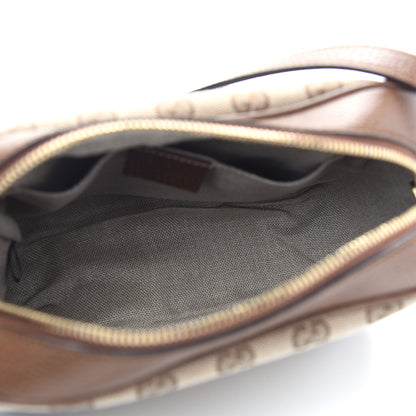 Gucci Monogram Mini Bree Messenger Bag Beige Tabacco 4 of 9