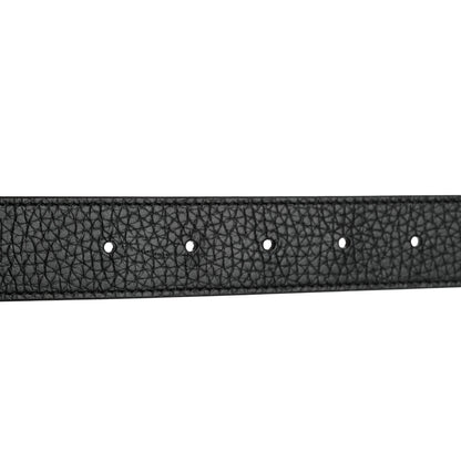 Louis Vuitton Taurillon Calfskin 30mm LV Initiales Reversible Belt 75 30 Black 5 of 7