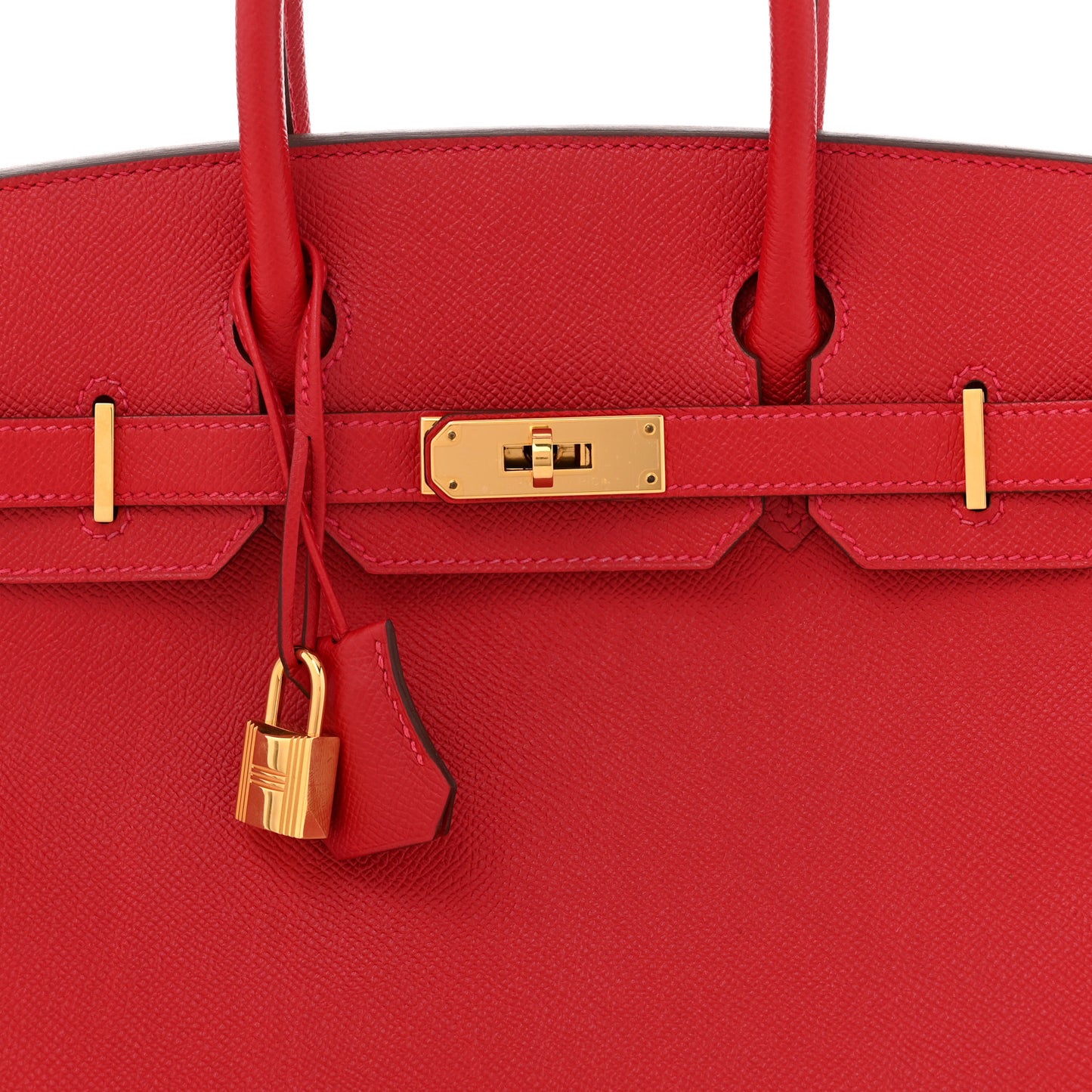 Epsom Birkin 30 Rouge Casaque