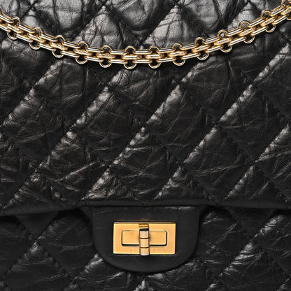 Chanel Aged Calfskin Quilted 2.55 Reissue 226 Flap Black 8 of 11