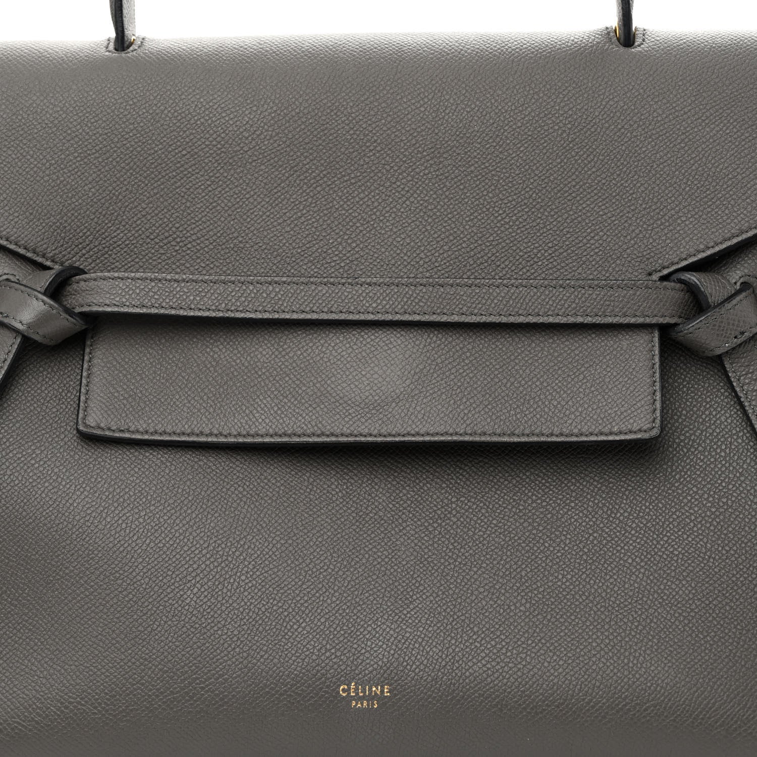 Celine Grained Calfskin Mini Belt Bag Grey 7 of 9