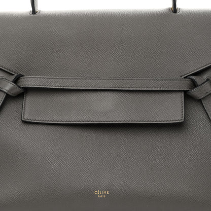 Celine Grained Calfskin Mini Belt Bag Grey 7 of 9