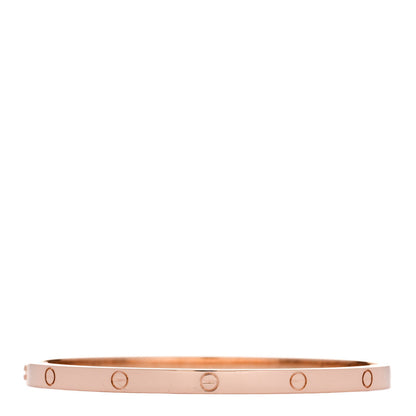 Cartier 18K Pink Gold Small LOVE Bracelet 16 2 of 8