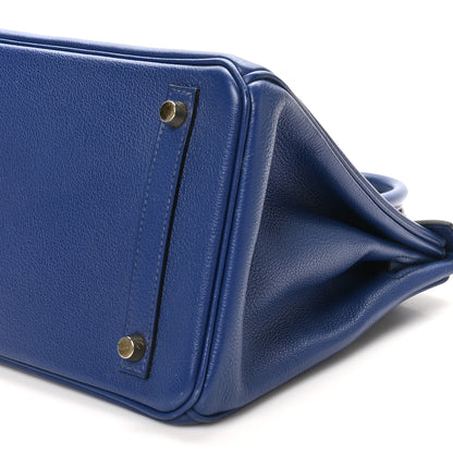 Hermes Taurillon Novillo Birkin 30 Bleu Saphir 10 of 12