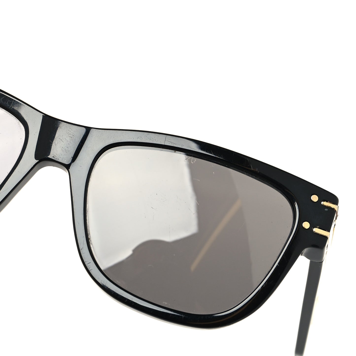 Diorsignature S6U Square Sunglasses Black