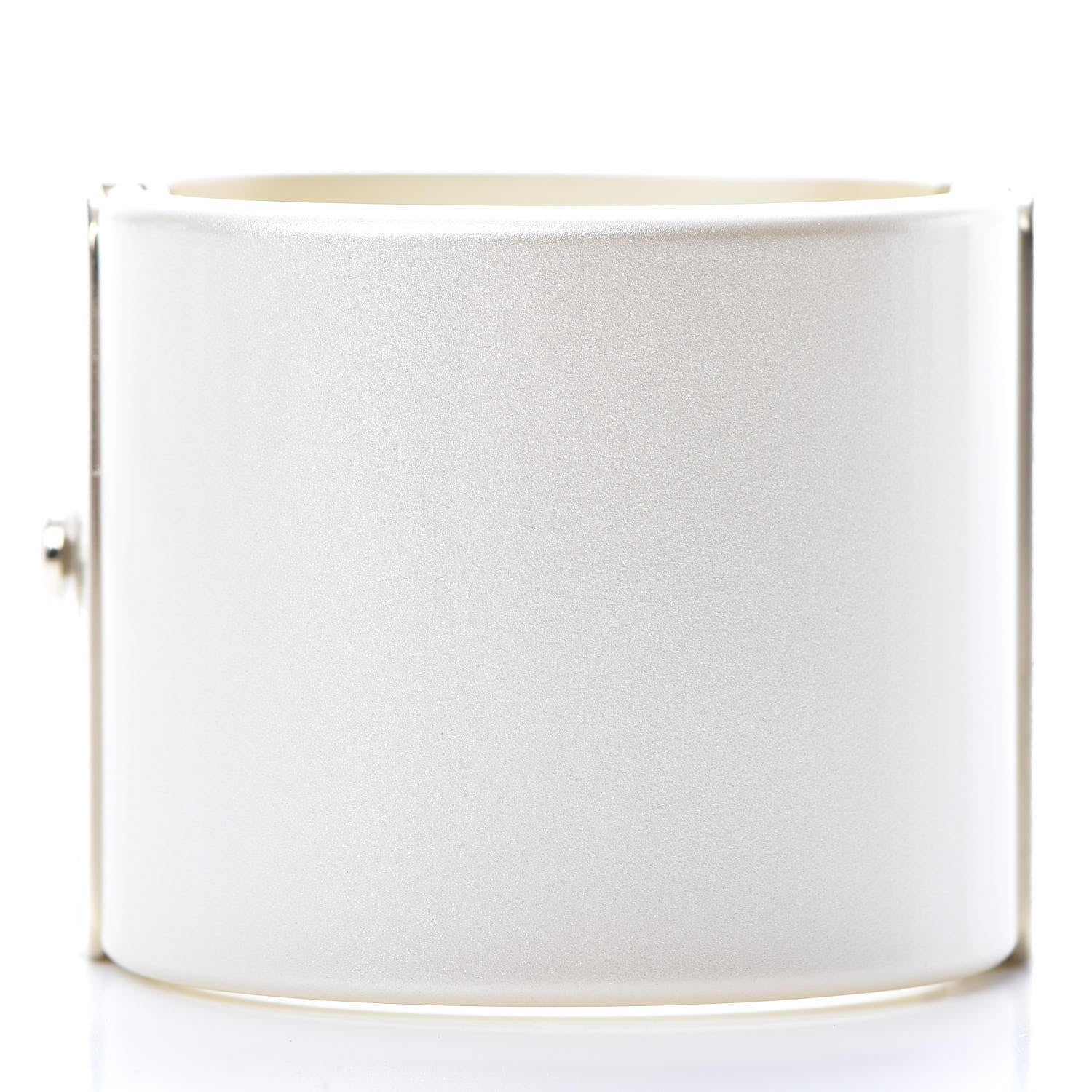 Chanel Resin Crystal Pearl April In Paris CC Cuff Beige 3 of 5
