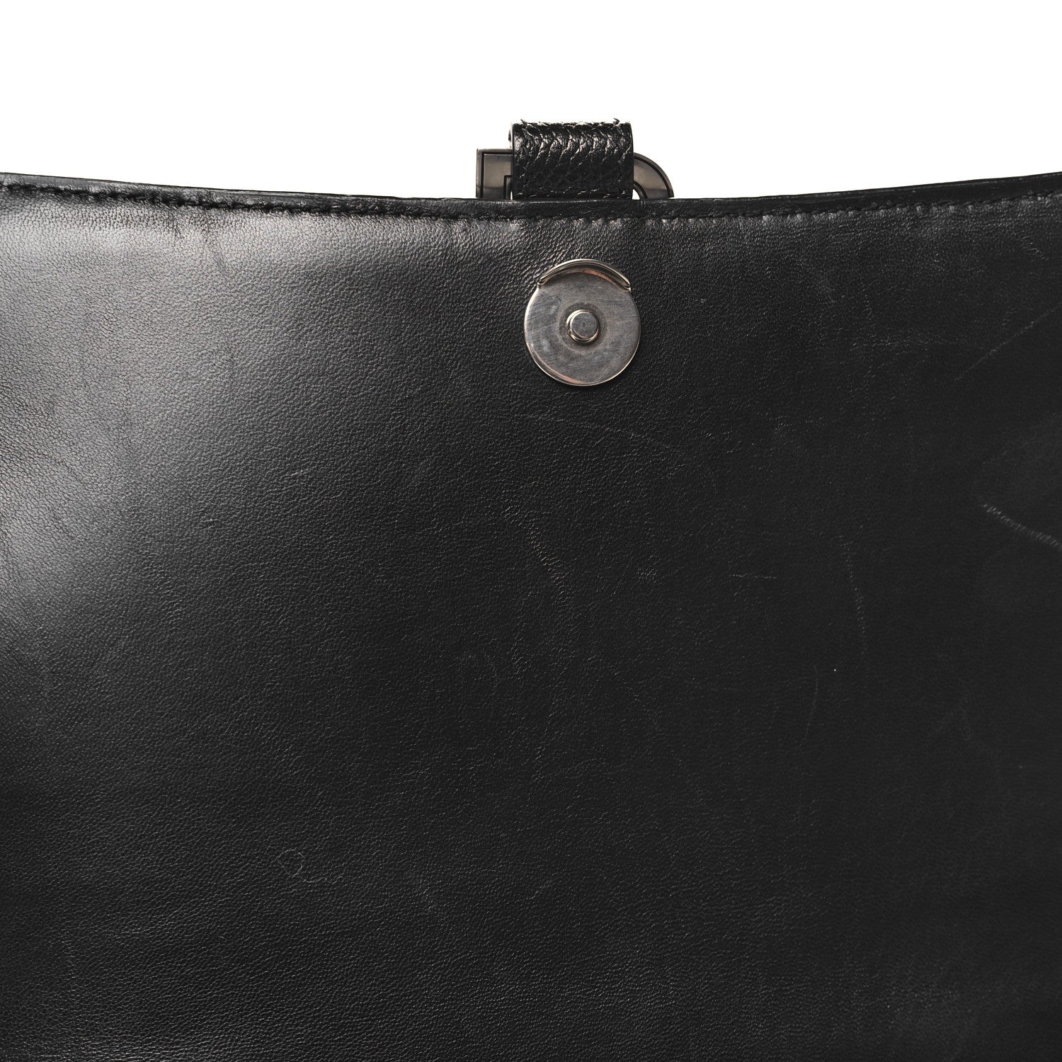 Balenciaga Grained Calfskin Medium Hourglass Top Handle Bag Black 10 of 12