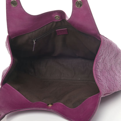 Gucci Guccissima Charmy Shoulder Bag Purple 4 of 5
