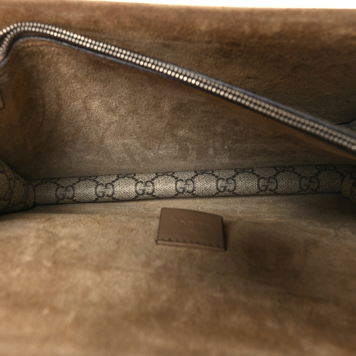 Gucci GG Supreme Monogram Small Dionysus Shoulder Bag Taupe 6 of 13
