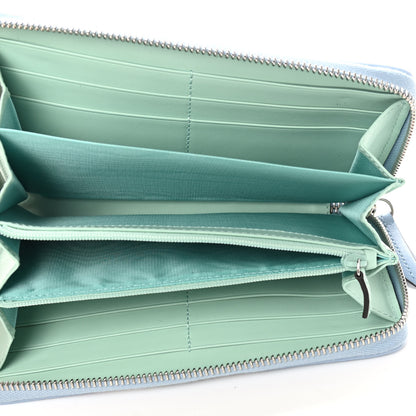 Gucci Calfskin Matelasse Diagonal GG Marmont Zip Around Wallet Multicolor Pastel 5 of 10