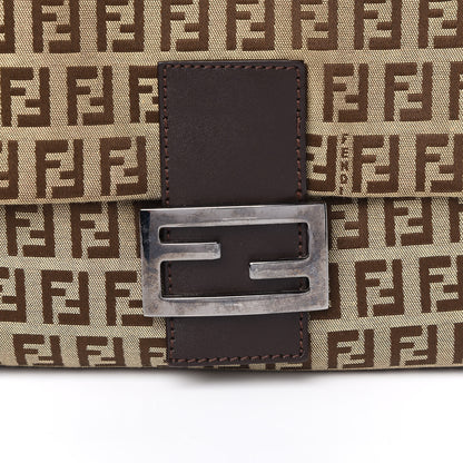 Fendi Zucchino Mama Baguette Dark Brown 10 of 10