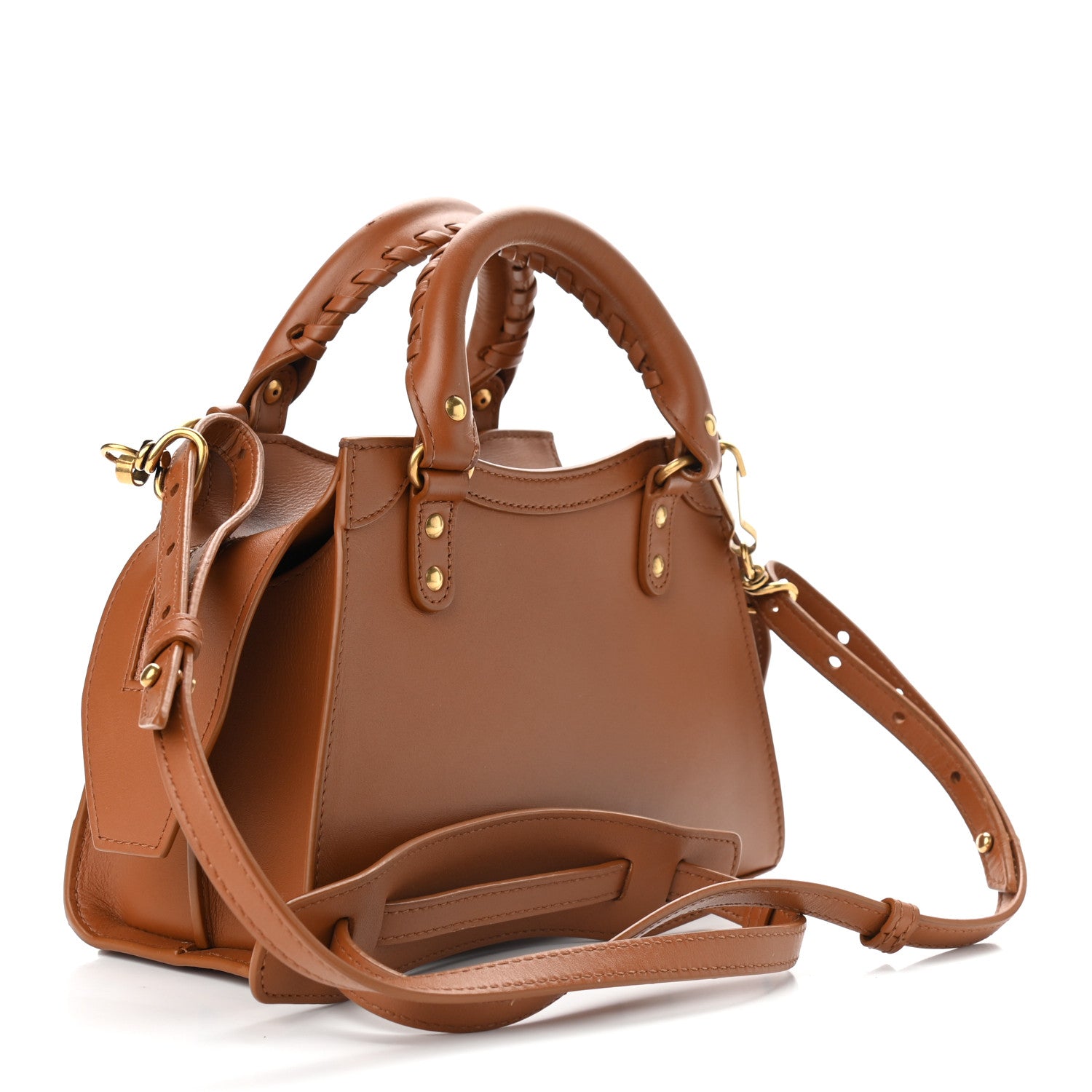 Balenciaga Smooth Calfskin Neo Classic Gold Hardware Mini City Camel 3 of 9