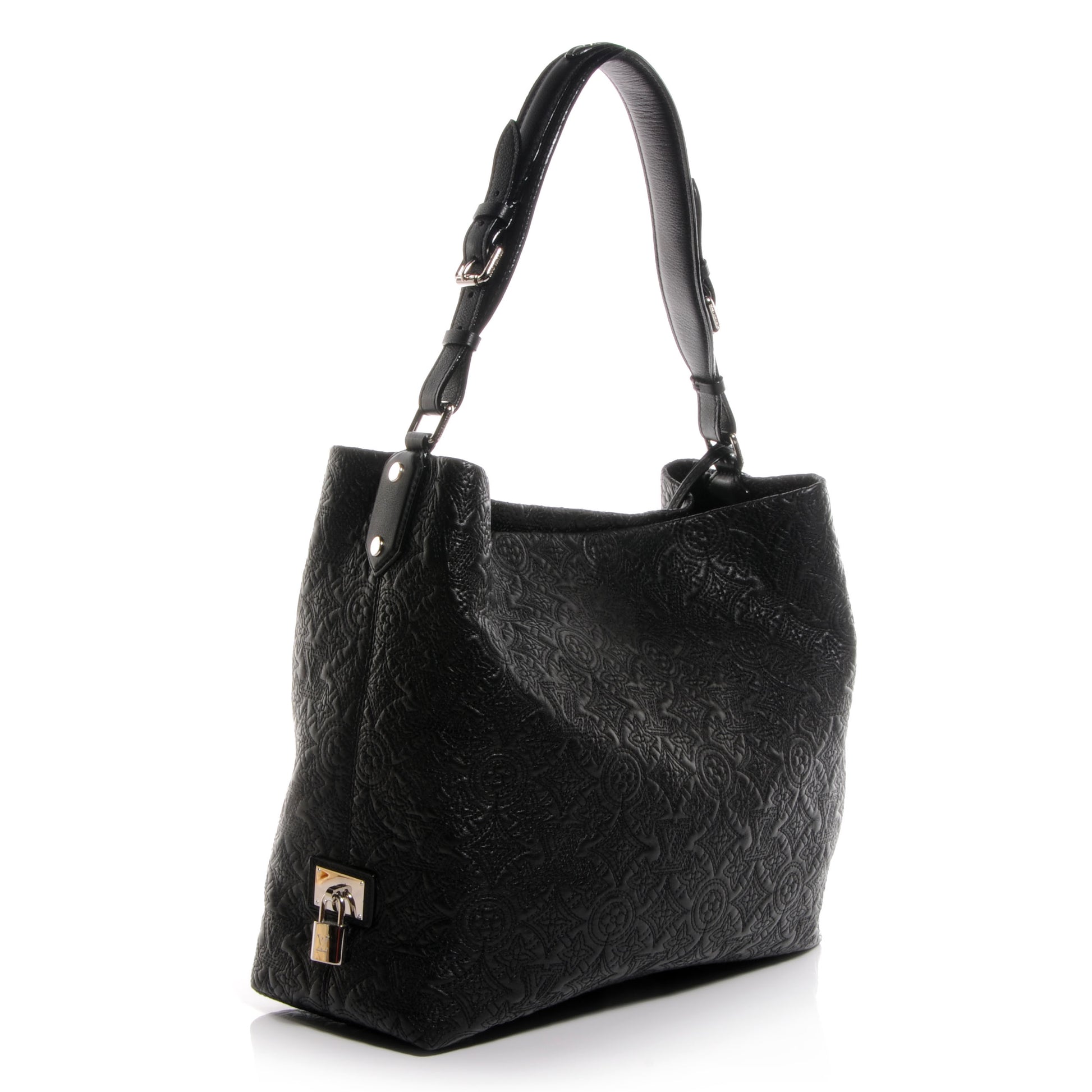 Louis Vuitton Monogram Lambskin Antheia Ixia PM Black 3 of 7