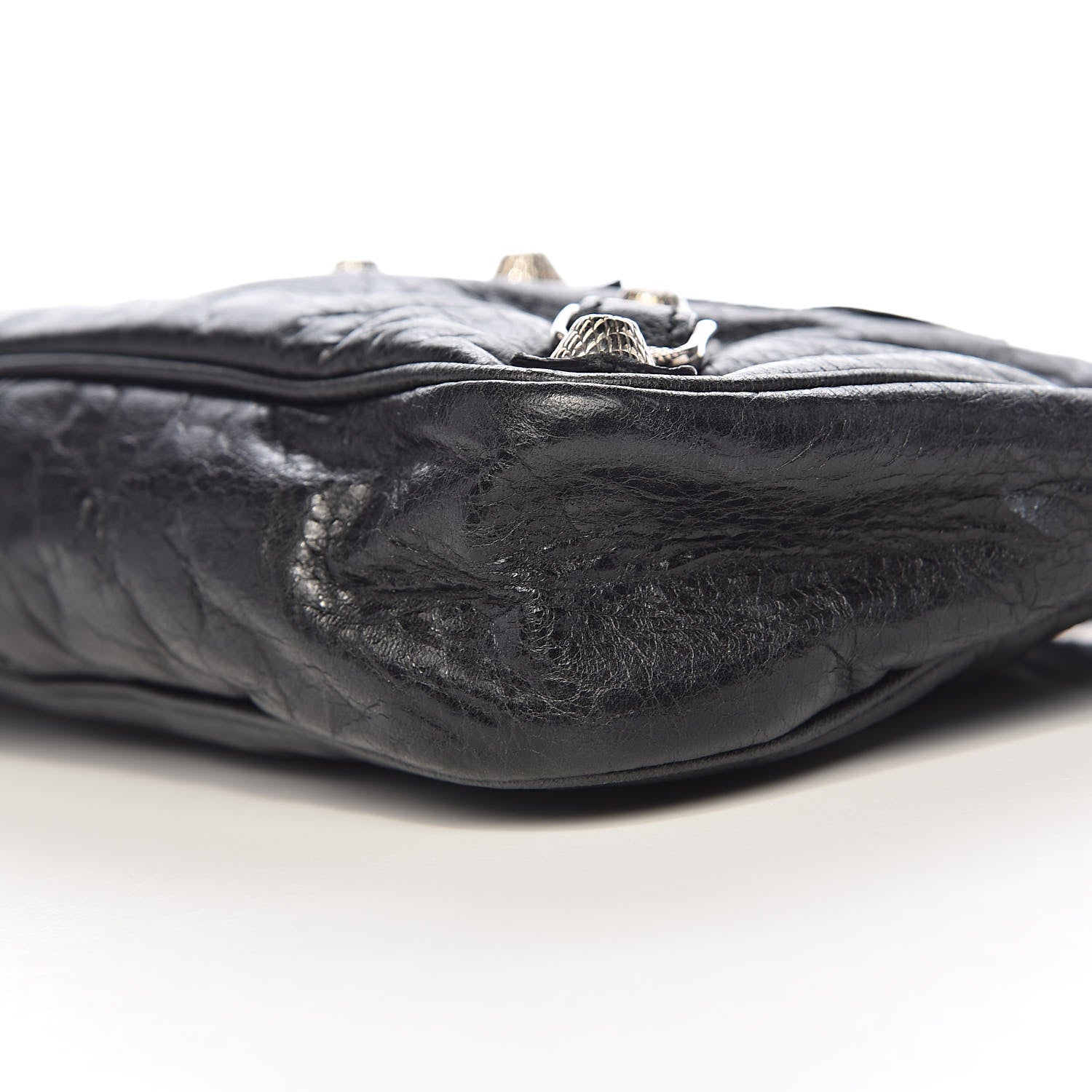 Balenciaga Agneau Giant 12 Silver Hardware Hip Black 12 of 13