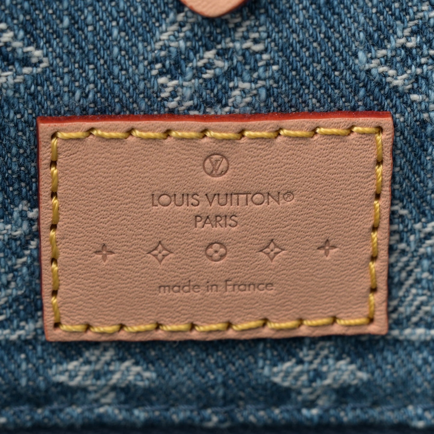 Monogram Denim Onthego MM Blue