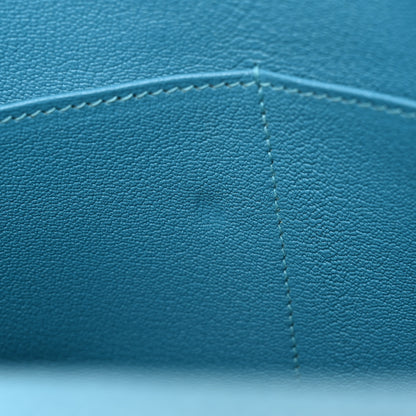 Hermes Togo Kelly Retourne 32 Turquoise 11 of 16