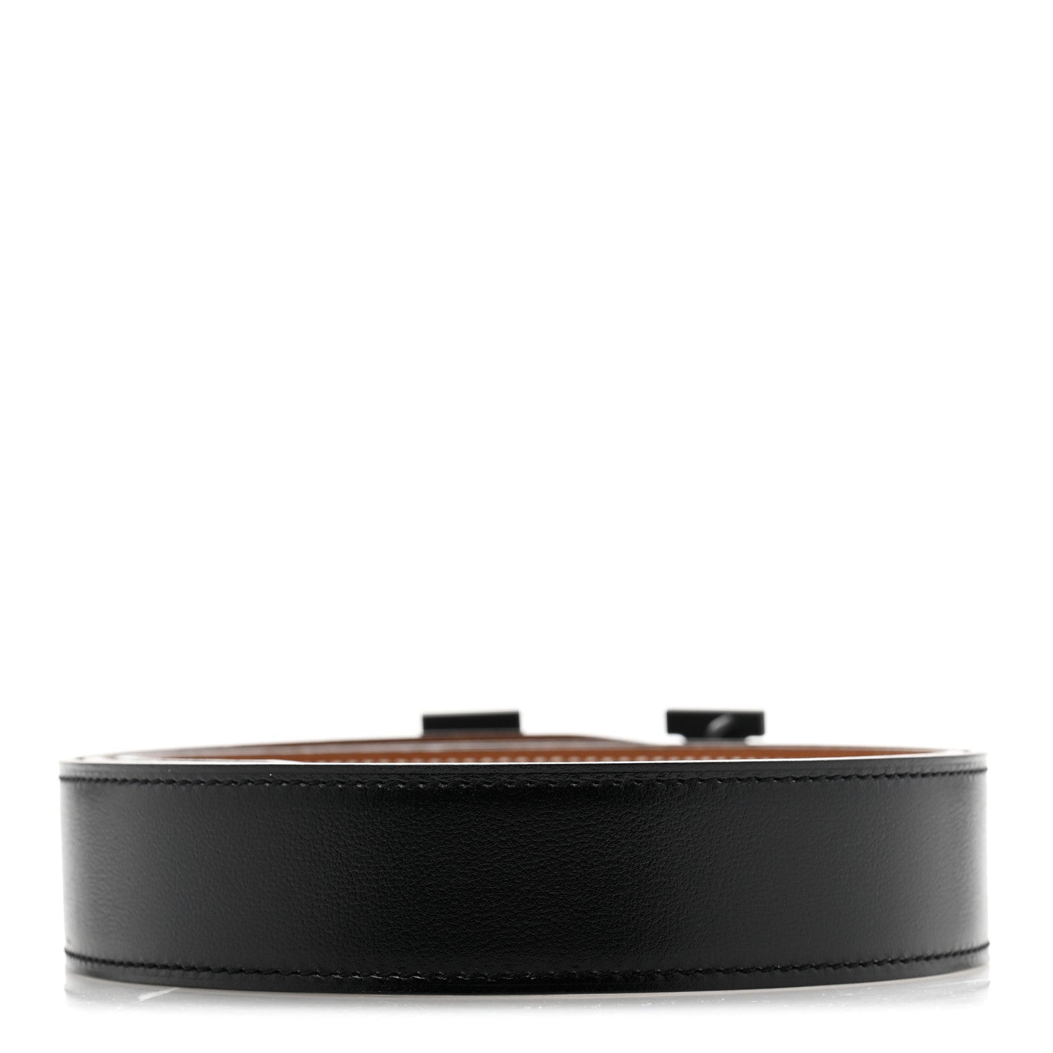 Hermes Box Togo So Black 32mm H Belt 95 Black Gold 2 of 6