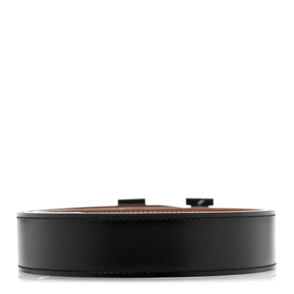 Hermes Box Togo So Black 32mm H Belt 95 Black Gold 2 of 6