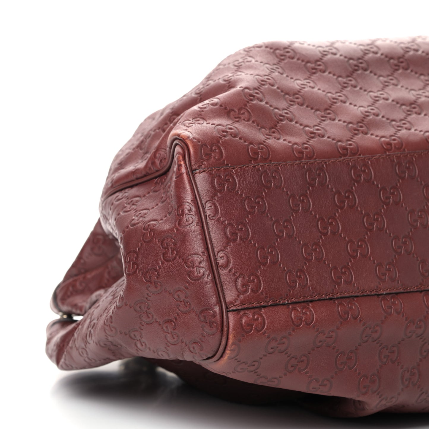 Guccissima Large Sukey Tote Cherry