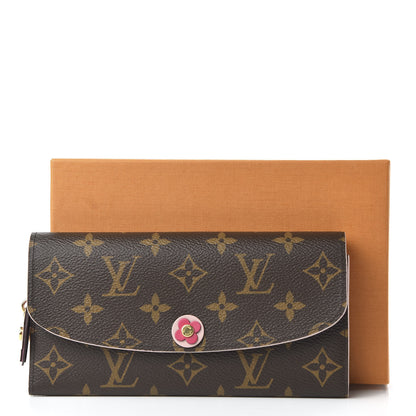 Louis Vuitton Monogram Bloom Flower Emilie Wallet Fuchsia 10 of 10