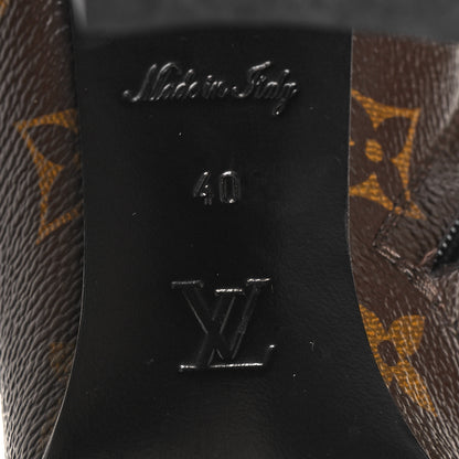 Louis Vuitton Patent Calfskin Monogram Star Trail Ankle Boots 40 Black 7 of 8