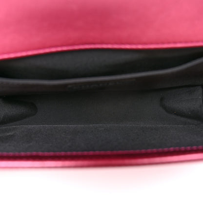 Chanel Metallic Patent Calfskin Quilted Medium Boy Flap Pink 5 of 10