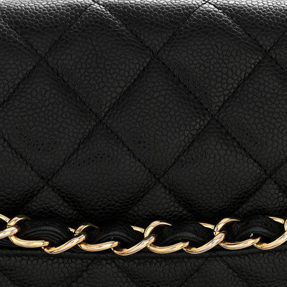 Chanel Caviar Maxi Single Flap Black 13 of 14