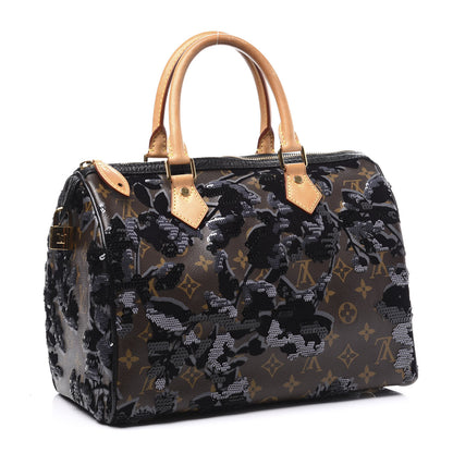 Louis Vuitton Monogram Fleur De Jais Sequins Speedy 30 2 of 12