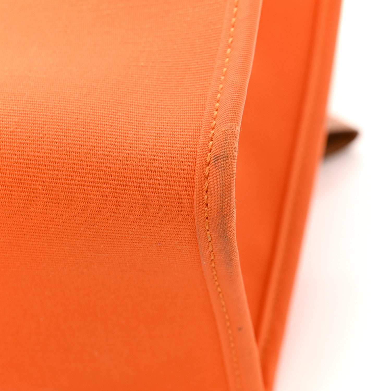 Hermes Toile Officer Vache Hunter Herbag Zip 31 PM Feu Natural 13 of 15