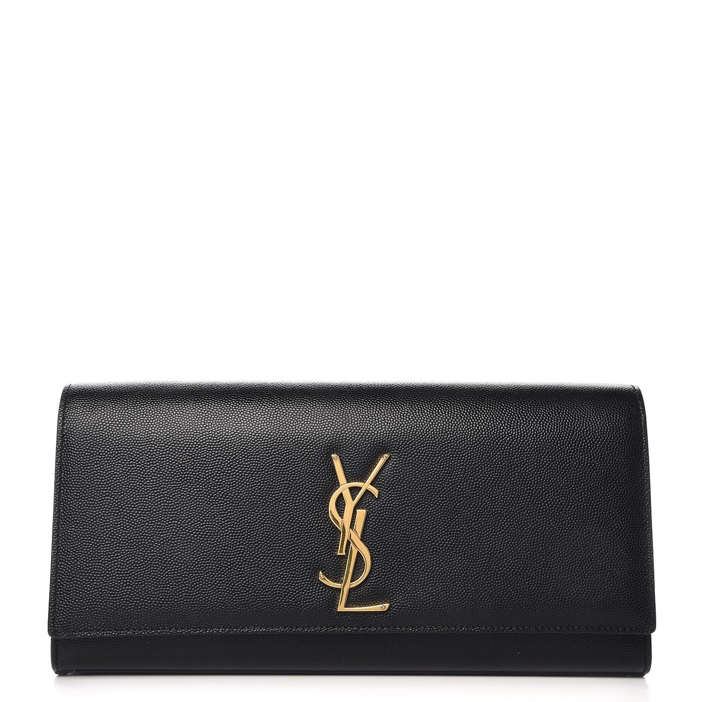 Grain De Poudre Monogram Cassandre Clutch Black