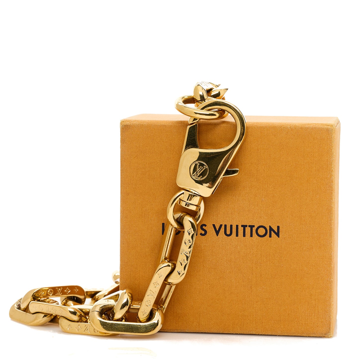 LV Edge Necklace MM Gold