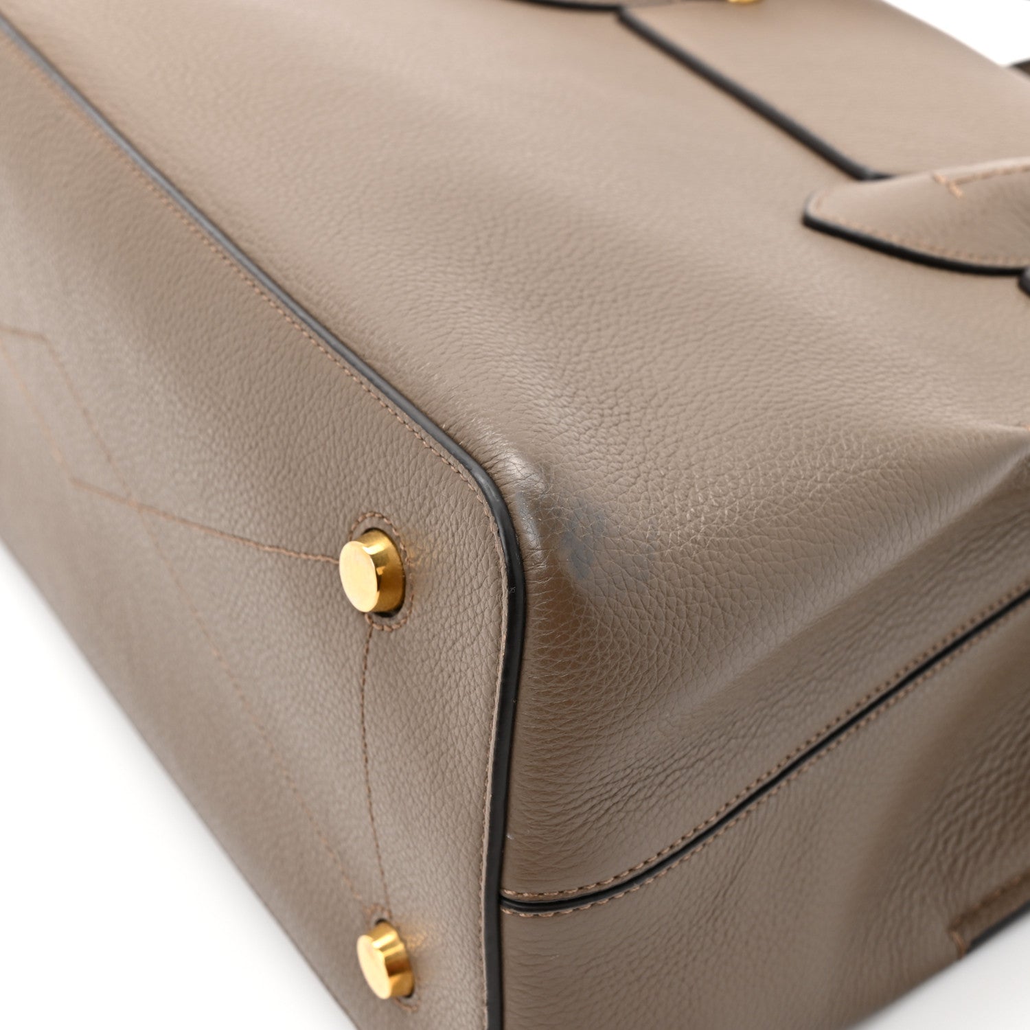 Mulberry Small Classic Grain Calfskin Seaton Clay 15 of 15