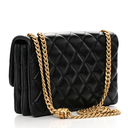 Chanel Lambskin Quilted Medium Pillow Crush Flap Black 3 of 15