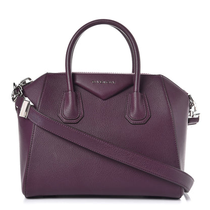 Givenchy Sugar Goatskin Small Antigona Dark Purple 1 of 22