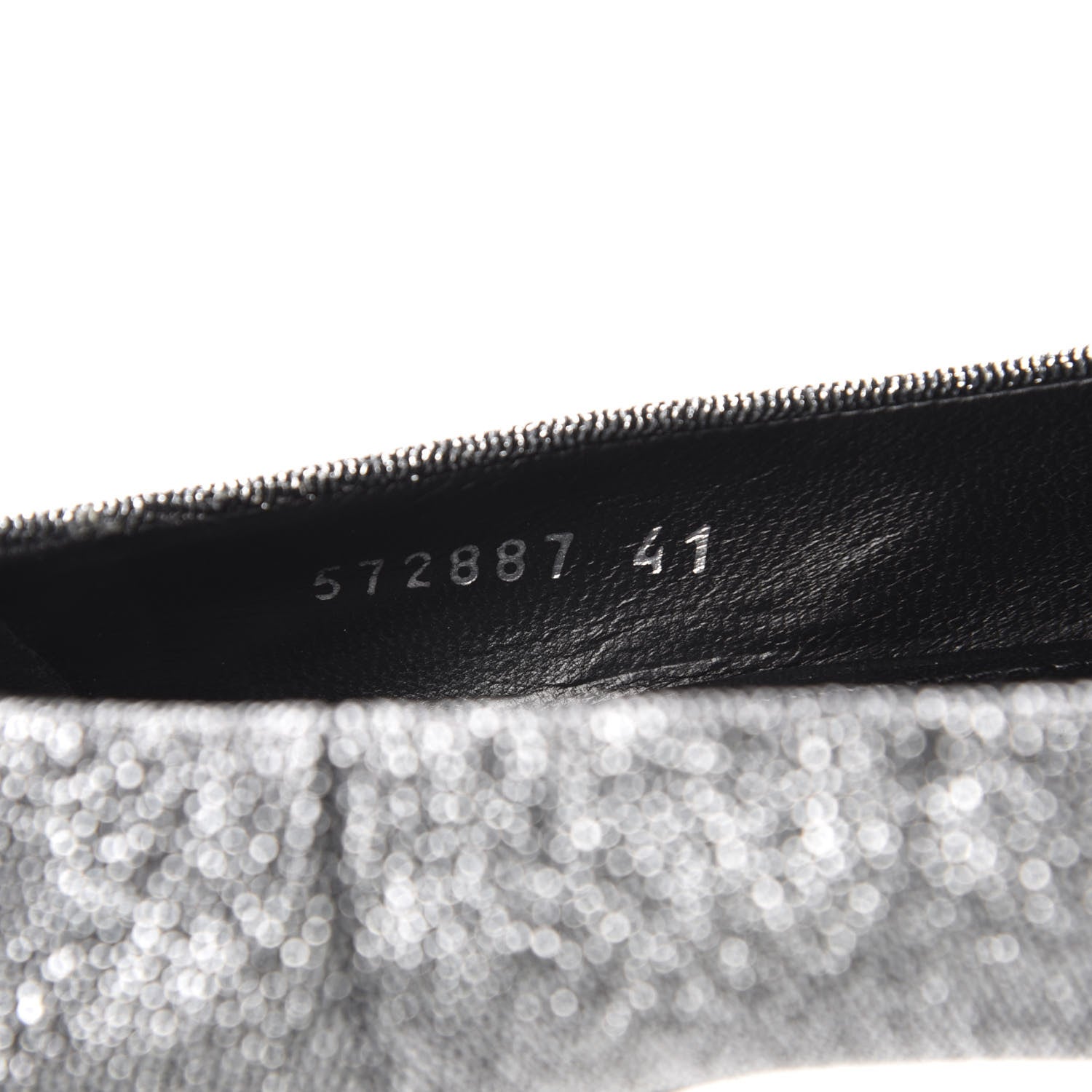 Balenciaga Shiny Fabric Square Knife 80mm Pumps 41 Silver 8 of 9