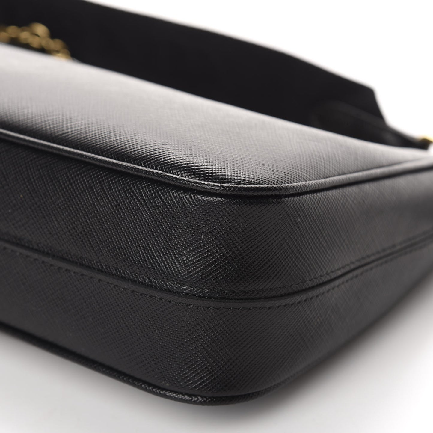 Saffiano Lux Re-Edition 2005 Shoulder Bag Black