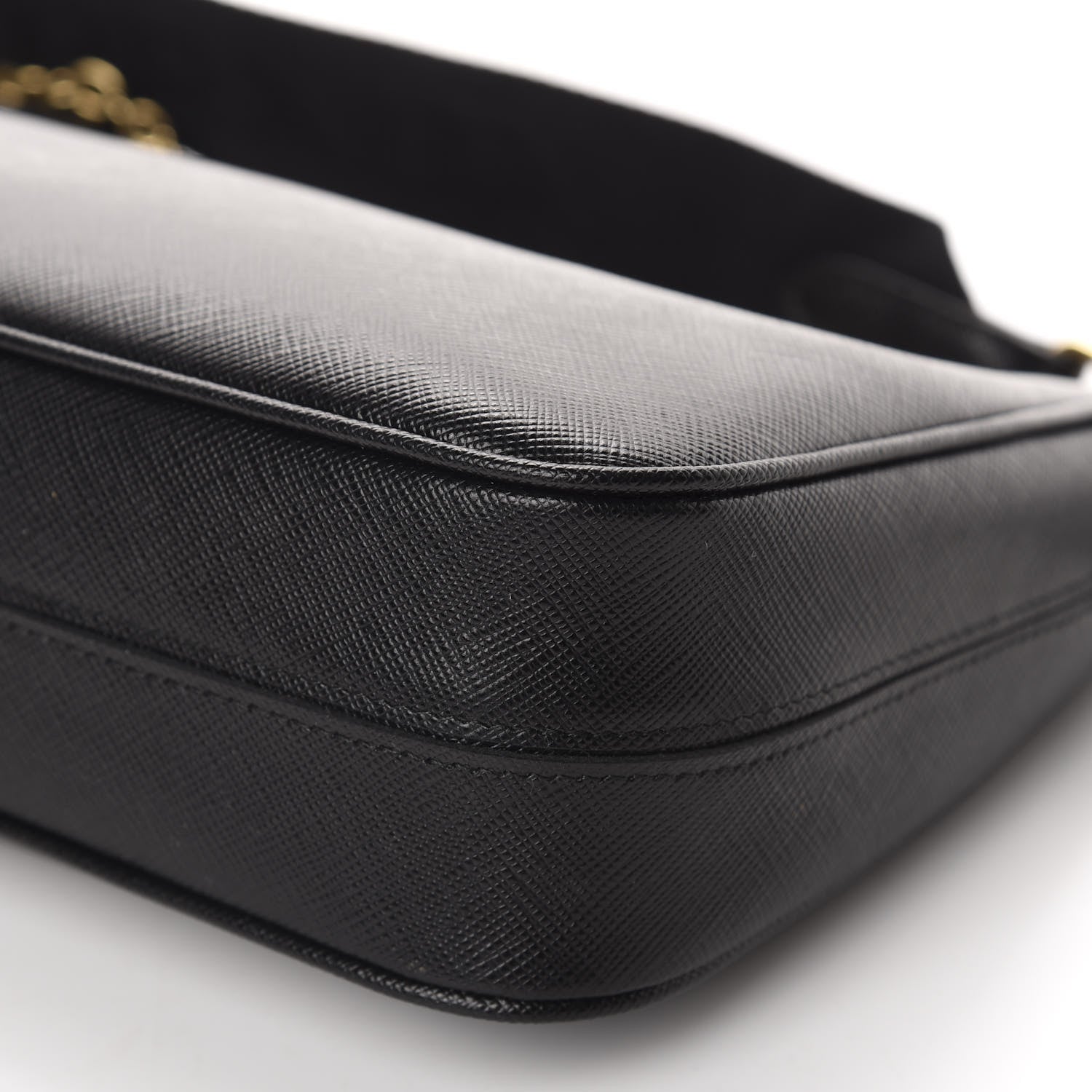 Prada Saffiano Lux Re-Edition 2005 Shoulder Bag Black 7 of 11