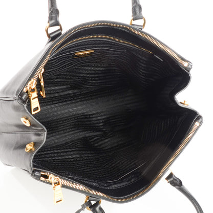 Prada Saffiano Large Galleria Double Zip Tote Black 5 of 10